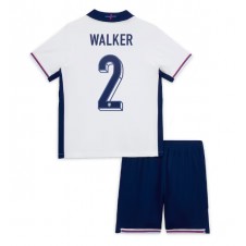 England Kyle Walker #2 Hemmaställ Barn EM 2024 Korta ärmar (+ Korta byxor)